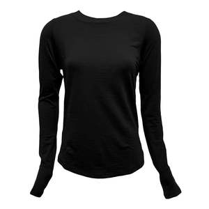 Womens Hi Vis Safety Workwear: ThermaTech Womens Merino Long Sleeve Base Layer