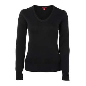 Womens Fleece Hoodies: JB's Ladies Long Sleeve Knitted Jumper