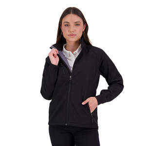 Womens Jackets And Vests: PRO2 Womens Softshell Jacket, Black