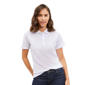 Womens Hi Vis Polo Shirts: Biz Womens Sprint Short Sleeve Polo