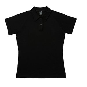 Womens Hi Vis Polo Shirts: Somers Womens Merino Polo, Black
