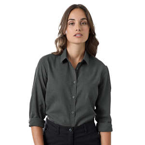 Womens Work Shirts: Biz Womens Soul Long Sleeve Shirt