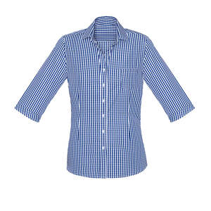 Womens Work Shirts: Biz Springfield Womens 3/4 Sleeve Shirt