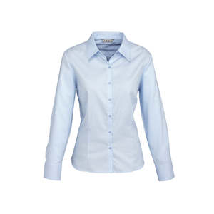 Womens Work Shirts: Biz Ladies Luxe Long Sleeve Shirt