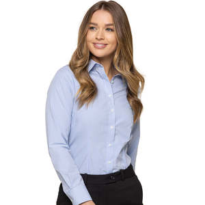 Womens Work Shirts: Westgarth Women's Gingham Long Sleeve Shirt