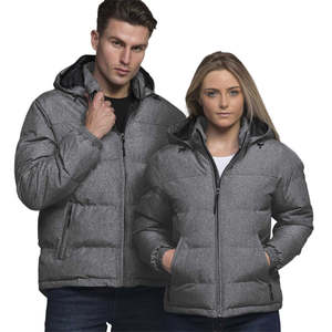 Work Jackets Vests: Invert Puffa Jacket, Grey
