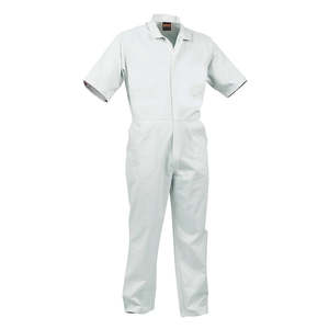 Work Overalls: Food Industry Short Sleeve Polycotton Overalls