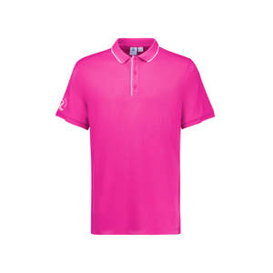 Work Uniform Polo Shirts: Biz Mens Pink Short Sleeve Polo