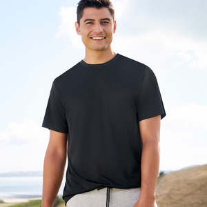 Work Singlets T Shirts: Biz Mens Action Short Sleeve Tee