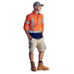 Bisley Flex & Move Stretch Utility Zip Cargo Short