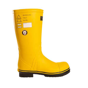 Work Safety Gumboots: Quatro Dielectric Safety Gumboots, Yellow