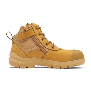 Safety Work Boots: Blundstone 7550 DuraFit Safety Boots, Wheat