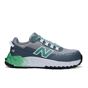 New Balance Fresh Foam Cremorne 2E Safety Shoe, Alloy/Green