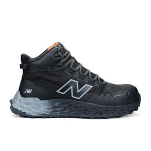 New Balance Womens Fresh Foam Cremorne Mid Safety Boot, Black/Grey