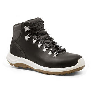Lace Up Safety Boots: Grisport Bruno Safety Boots, Charcoal