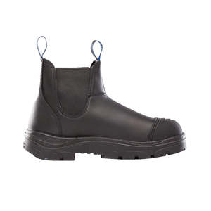 Steel Blue Hobart Scuff Cap Safety Boots, Black