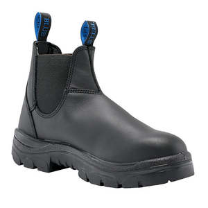 Slip On Safety Boots: Steel Blue Hobart Safety Boots