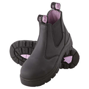 Steel Blue Hobart Ladies Safety Boots, Black