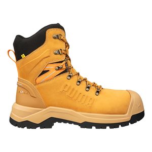 Puma Iron HD 8 Inch Zip Sided Safety Boot, Wheat