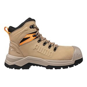 Puma Iron 6 Inch Zip Sided Safety Boot, Stone