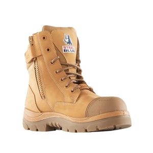 Steel Blue Southern Cross Zip Composite Cap Safety Boot, Wheat