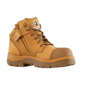 Steel Blue Parkes EH Zip Composite Safety Boot, Wheat