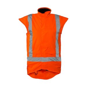 Caution TTMC-W17 Orange Fleece Lined Vest