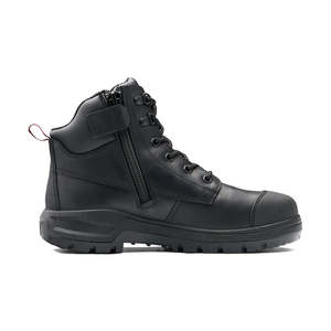 John Bull Elkhorn Zip Side Safety Boot, Black