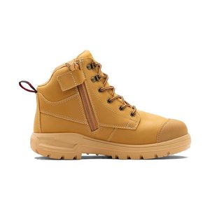 John Bull Rook Waterproof Zip Sided Safety Boot, Wheat