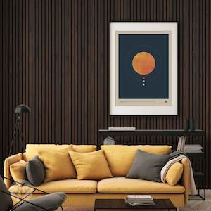 Wall Panelling: Acupanel® Smoked Oak Acoustic Slat Wood Wall Panels