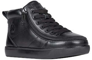 Big Kids: Kid's Black to the Floor BILLY Classic High - Leather WDR