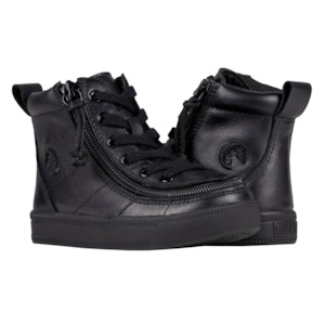 Big Kids: Toddler Black to the Floor BILLY Classic High- Leather WDR