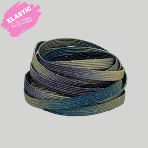 Elastic Starry Sky sparkle shoelaces