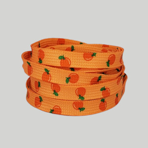 Footwear Accessories: Orange Fruity shoelaces 140cm
