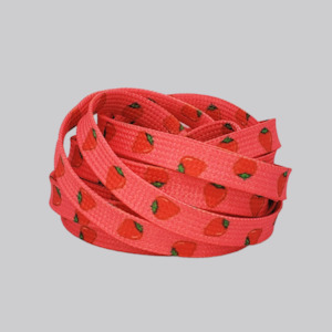 Footwear Accessories: Strawberry shoelaces 140cm
