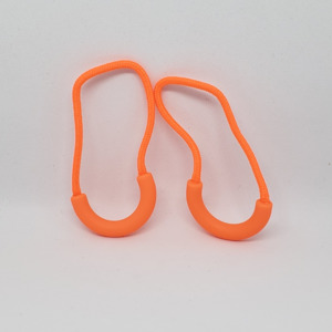 Footwear Accessories: Zip Pull (set of 2) - Bright Orange
