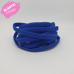 Shoe Laces: Elastic Dark Blue Shoelaces