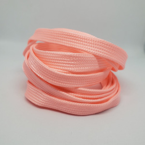 Shoe Laces: Peachy Pink glow in the dark shoelaces 120cm