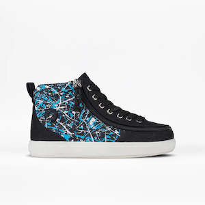 Toddler Black Graffiti BILLY Classic D|R II High Tops - Wide