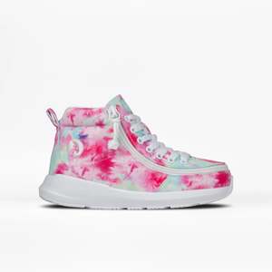 All Billy Footwear: Billy Goat Classic High Pink Watercolour XW