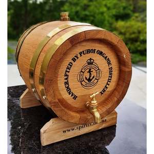 check-age: Personalised miniature Oak Barrels 5L (volume filled with spirit of your choice)