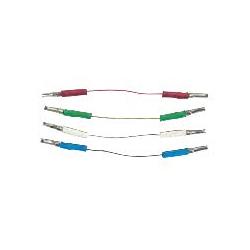 Cardas Audio Headshell Lead 34 AWG with Silver/Rhodium Plated Clips 1.5" (set of 4)