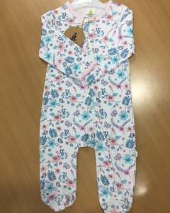 Baby Wear Toys: L/S ZIPSUIT WITH FEET