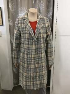 TWEED EDGE TO EDGE COAT