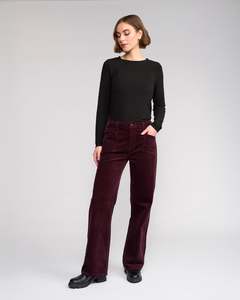 Womens Wear: WIDE LEG FULL LENGTH CORD