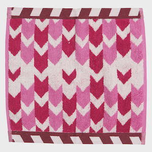 Bathroom 2: Arlette Face Washer - Fuschia