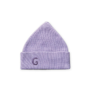 Organic Ribbed Super Pixie Beanie - Mauve