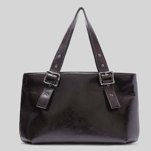 Handbags And Wallets: Everyday East-West Weekender - Burnt Coffee