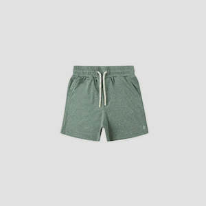 Kids: OCEANSIDE TECH SHORT || HEATHERED GREEN