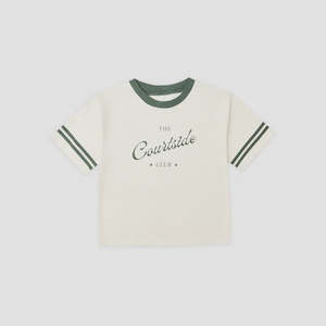 VARSITY TEE || COURTSIDE CLUB - NATURAL